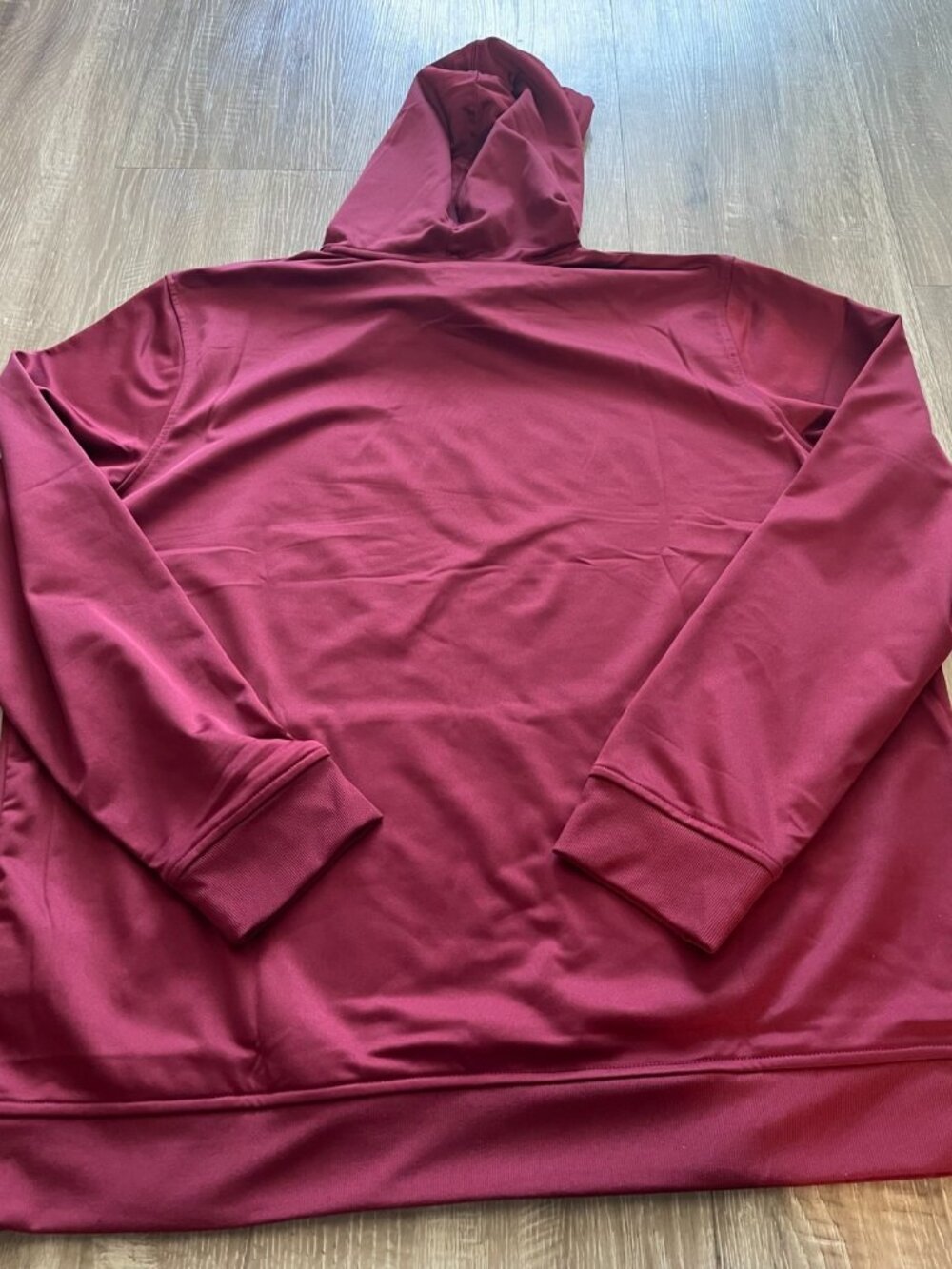 Under Armour Men's Fleece Hoodie Size 2 XL Pullover Big Logo Good Condition - Picture 3 of 10